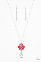 Load image into Gallery viewer, Malibu Mandala - Red Lanyard