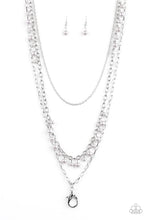 Load image into Gallery viewer, Pearl Pageant - Silver Lanyard
