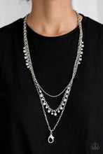 Load image into Gallery viewer, Pearl Pageant - Silver Lanyard
