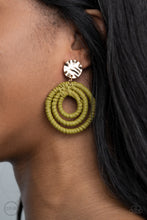 Load image into Gallery viewer, Whimsically Wicker - Green Clip-On
