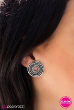 Load image into Gallery viewer, Time Warp - Silver Clip-On Earrings
