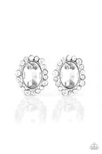 Load image into Gallery viewer, Hold Court - White Post Earrings
