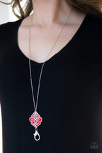 Load image into Gallery viewer, Malibu Mandala - Red Lanyard
