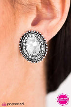 Load image into Gallery viewer, Making Magic Happen - White Clip-On Earrings

