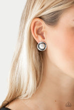 Load image into Gallery viewer, Out Of This Galaxy - Silver Clip-On Earrings

