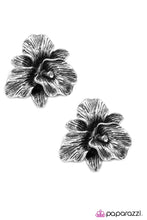 Load image into Gallery viewer, Hawaiian Princess - Silver Clip-On Earrings
