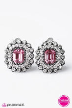 Load image into Gallery viewer, Nevertheless, She Persisted - Pink Clip-On Earrings
