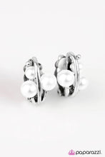 Load image into Gallery viewer, Pass The Bubbly! - White Clip-On Earrings
