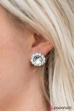 Load image into Gallery viewer, Move Over, Cinderella - White Clip-On Earrings
